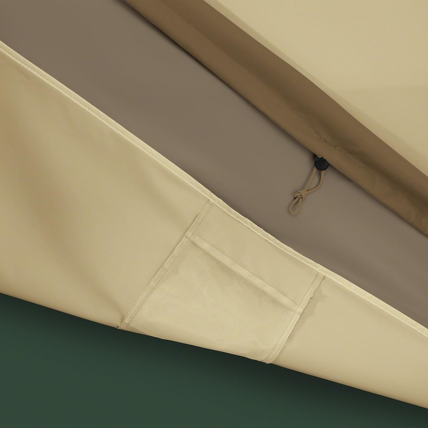 Veranda Outdoor Ping Pong Table Cover, Tan, 60" Wide X 28" Deep X 63" High, 55-826-011501-00