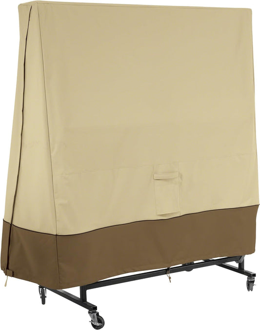 Veranda Outdoor Ping Pong Table Cover, Tan, 60" Wide X 28" Deep X 63" High, 55-826-011501-00